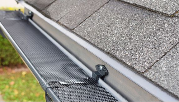 Close-up of a LeafFilter gutter guard
