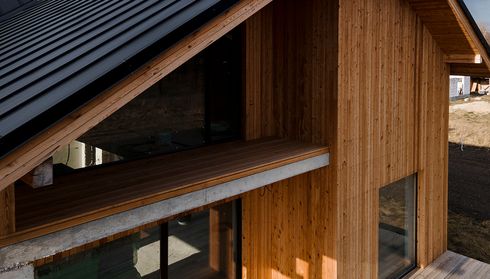 Wooden siding