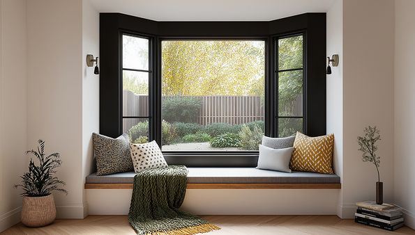 Large bay window